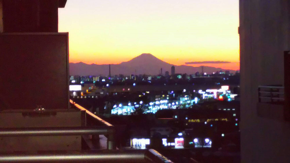 2019年11月12日 三郷からの富士山
